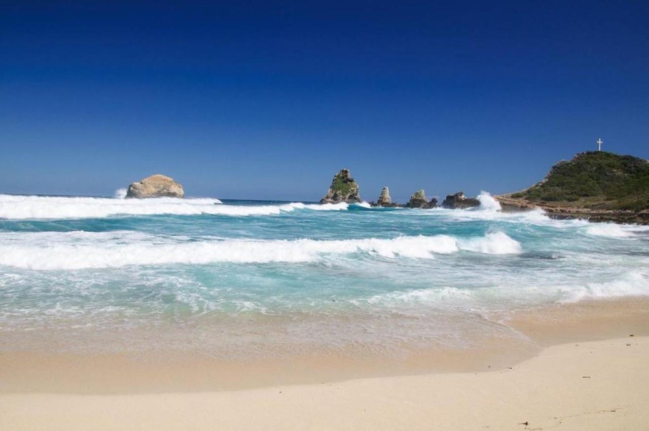 Studio Mojito Vue Mer,Piscine Avec Cuve Eau Et Acces Plage Et Piscine Anse Des Rochers Saint-Francois  Luaran gambar